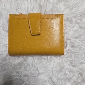 Yellow Leather Women's Wallet